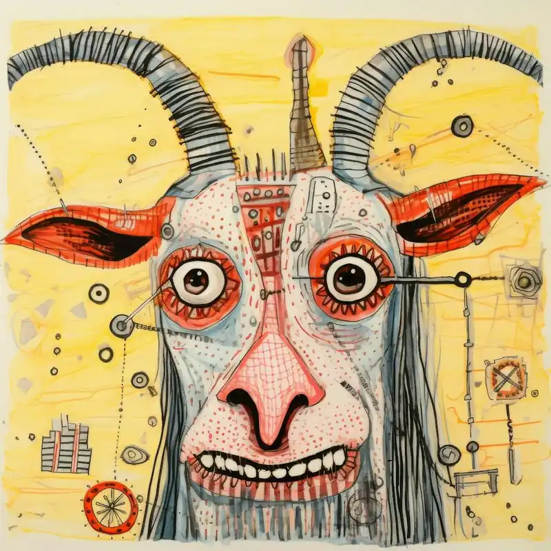 Abstract Mountain Goat Hot Picks