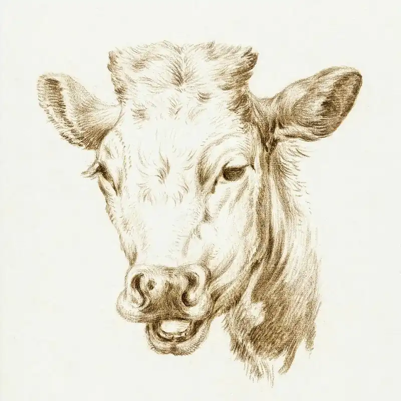 Buy Online Head Of A Cow 1, Jean Bernard
