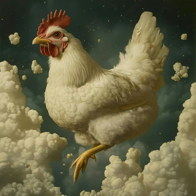 Rooster In The Clouds Direct From Factory