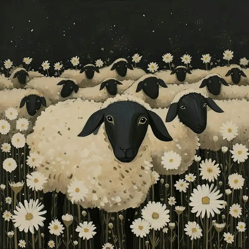 Sheep Fairycore Painting 7 Order Now