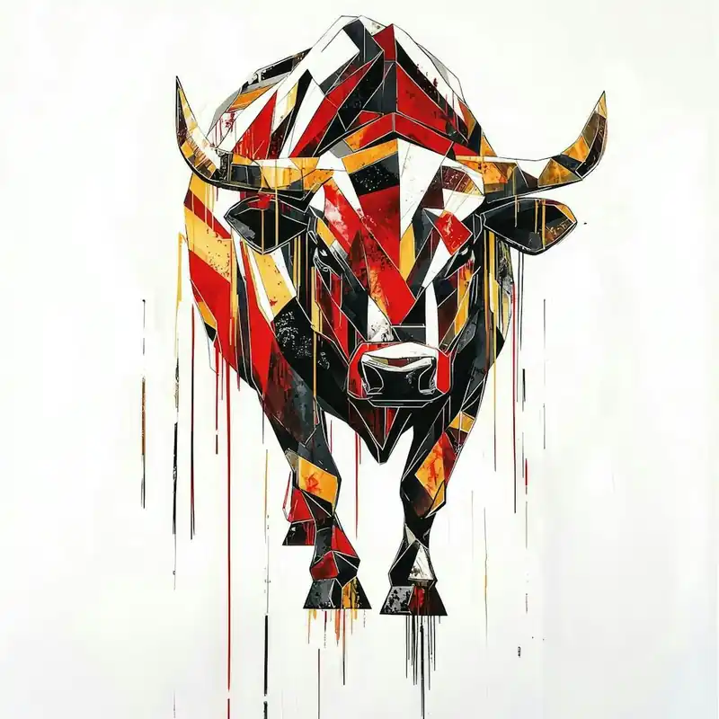 Limited Time Bull.Generated AI. Wall 4