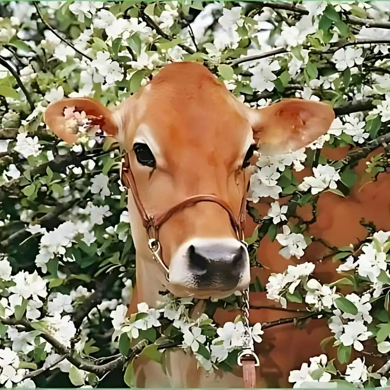 Cow In Blossom Bargain