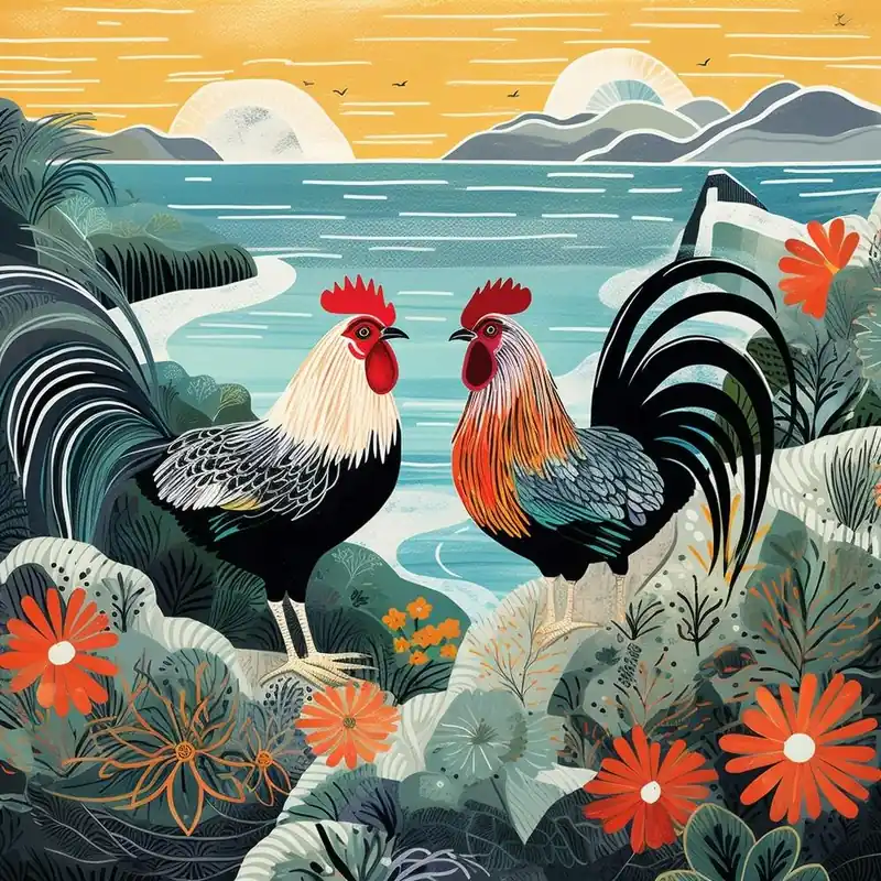 Bird In Nature Rooster 4 Fresh Stock