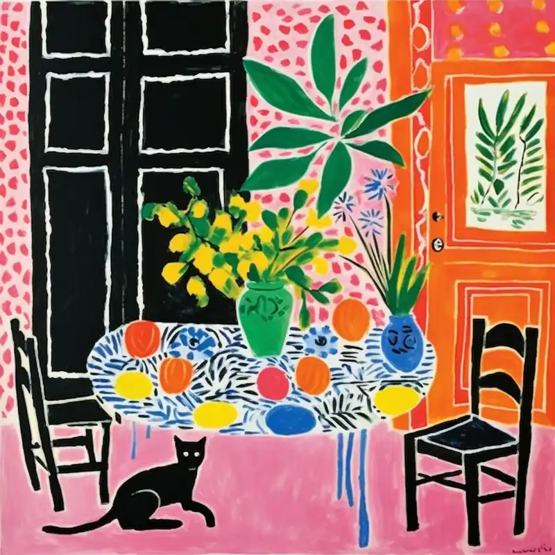 Handmade Cat In The Dining Room 8
