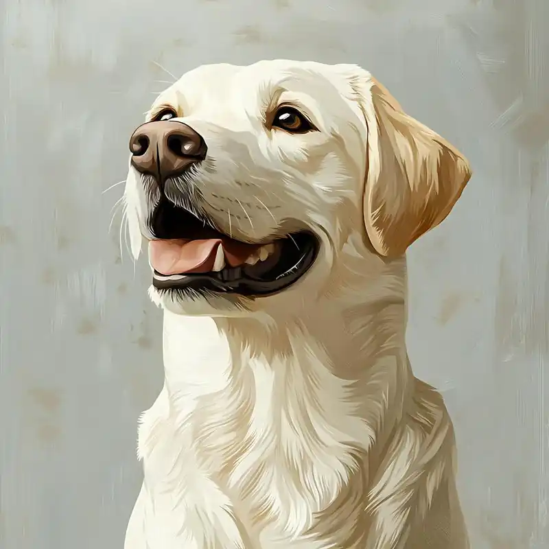 Labrador Retriever Calm Oil Painting 1 Buy Direct