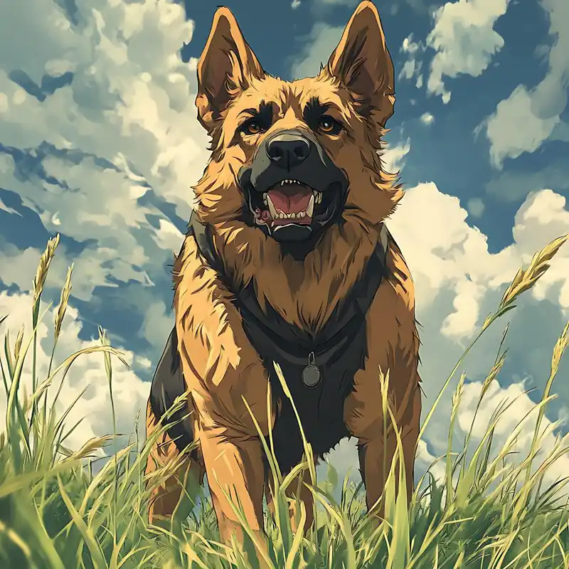 Giant Angry German Shepherd Dog 1 Fast Shipping