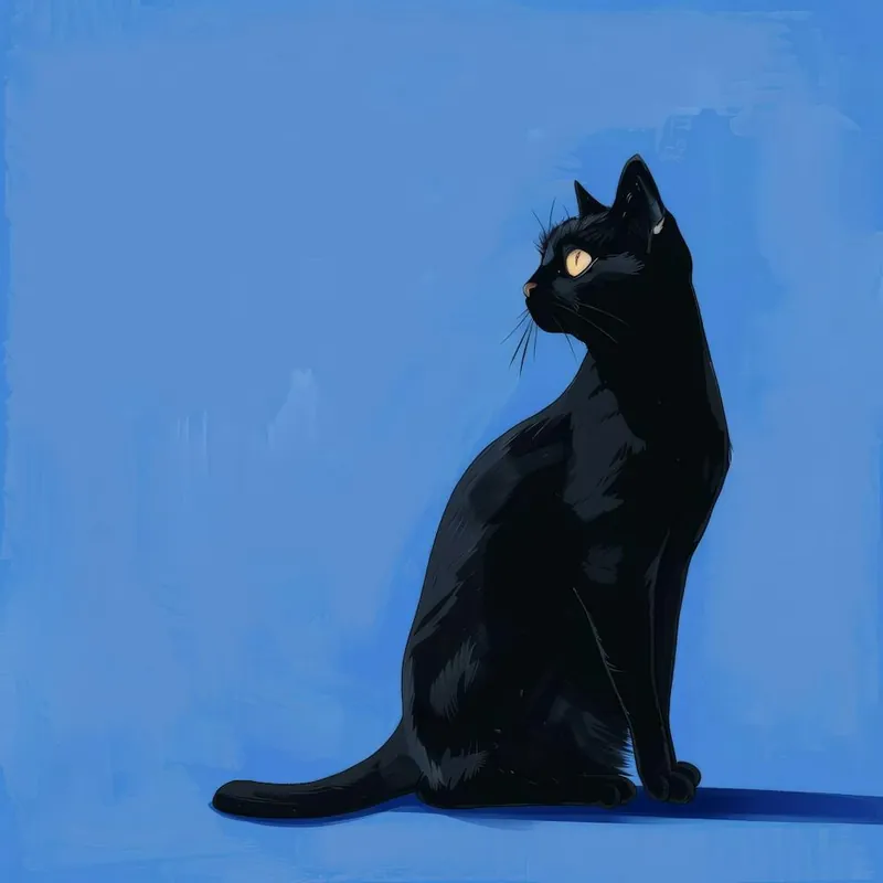 Black Cat 21 Handmade