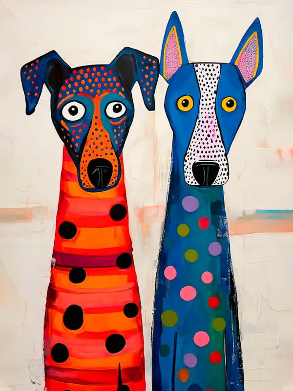 Reduced Price Two Dogs