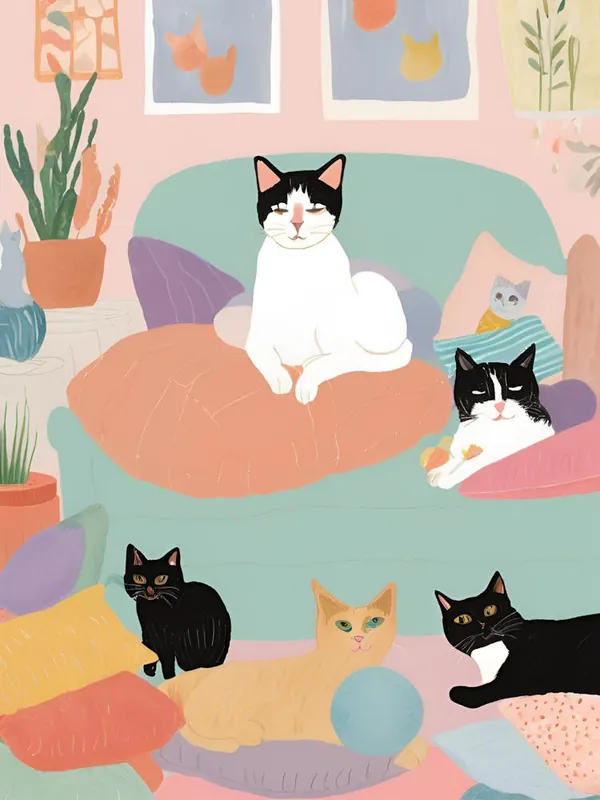 Cats On The Couch Express Delivery
