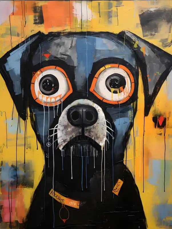 One Day Deal Wide Eyed Dog