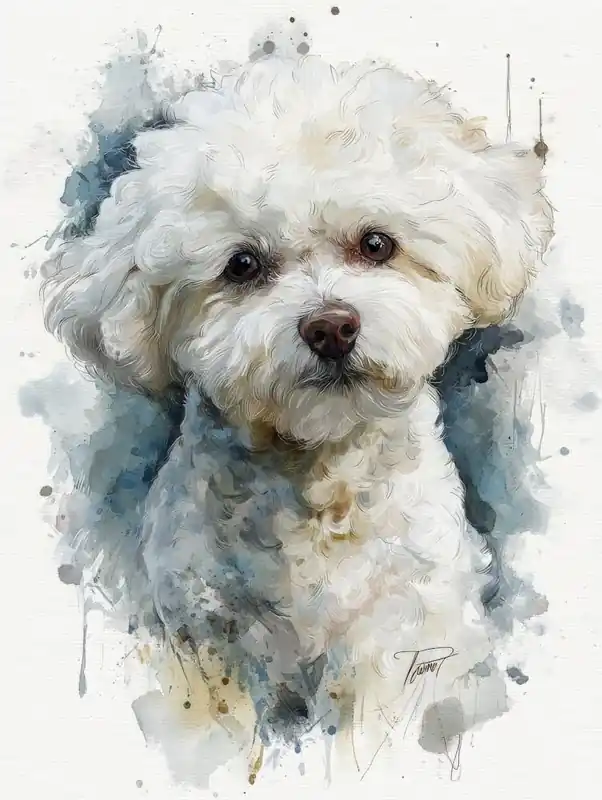 Aihrgdesign Isolated Watercolor Painting Of Dog Portraits Poo 971c0693 Fbe2 42da A40a 929c5eaa5b03 1 Latest
