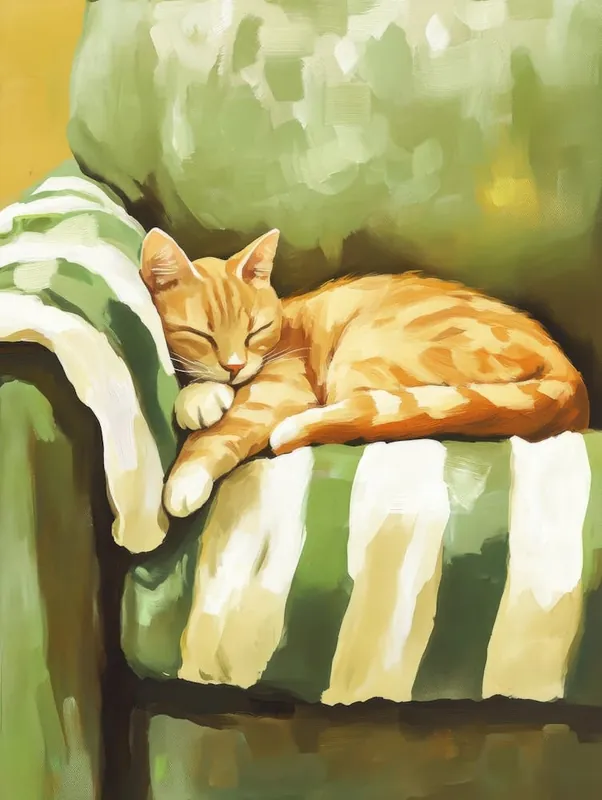 Trending Cat Sleeping On Couch 1
